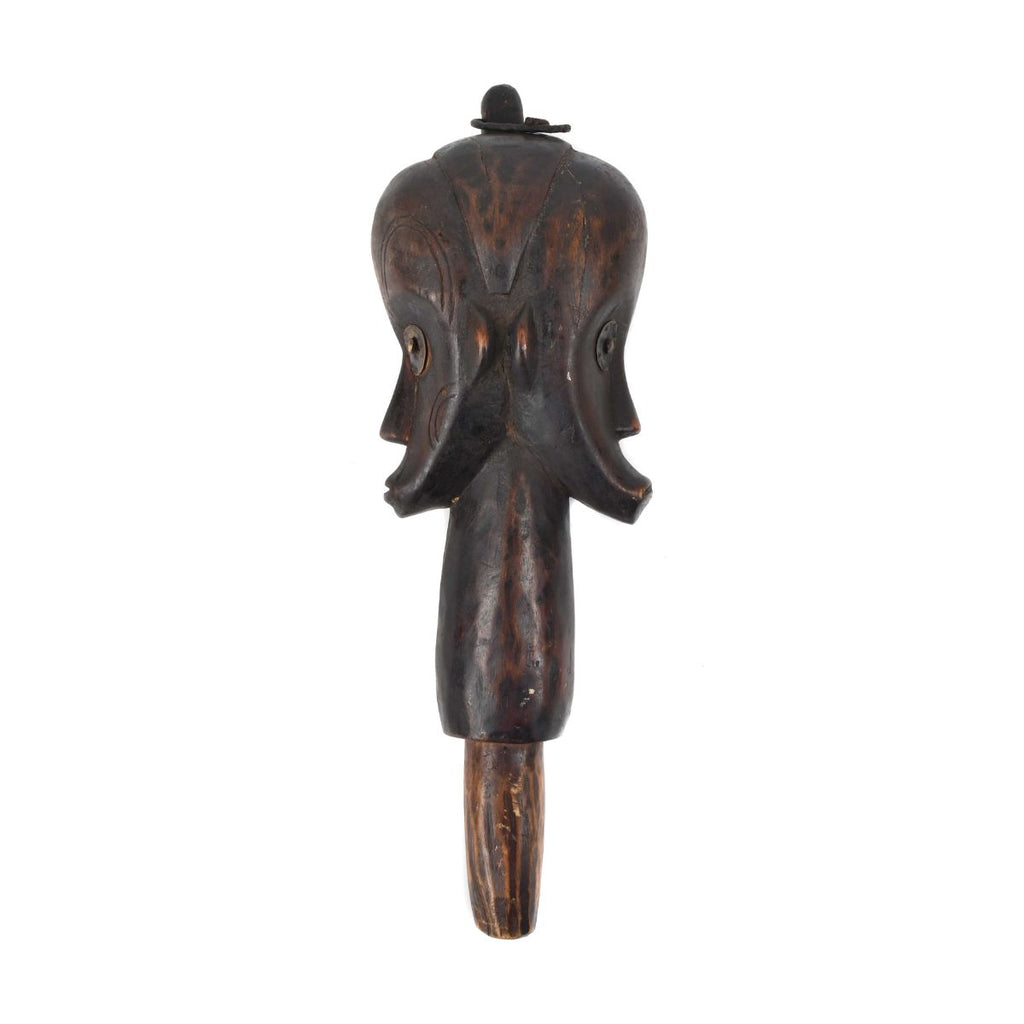 Fang Reliquary Two-Faced Figure Gabon