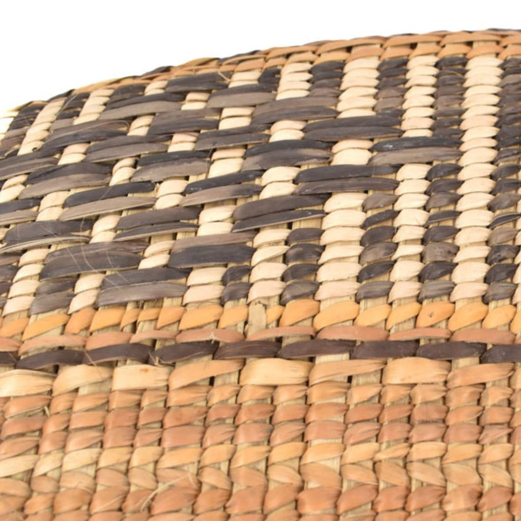 Rectangular Gokwe Basket Closeup Back