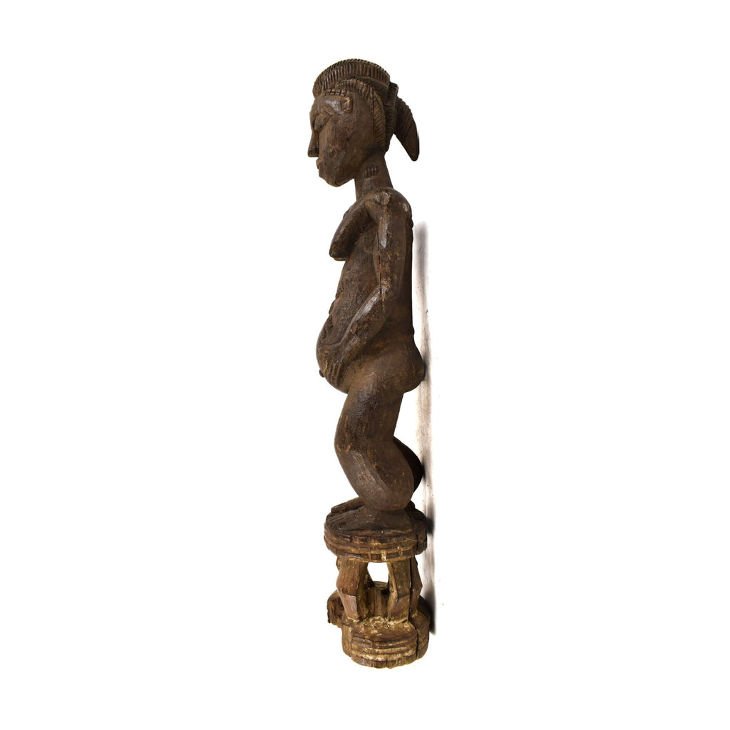 Baule Female Maternity Figure Côte d'Ivoire