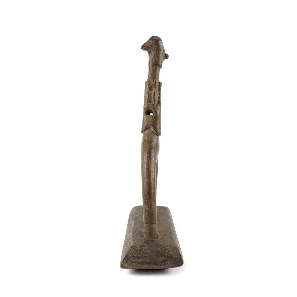 Baule Figural Heddle Pulley Côte d'Ivoire