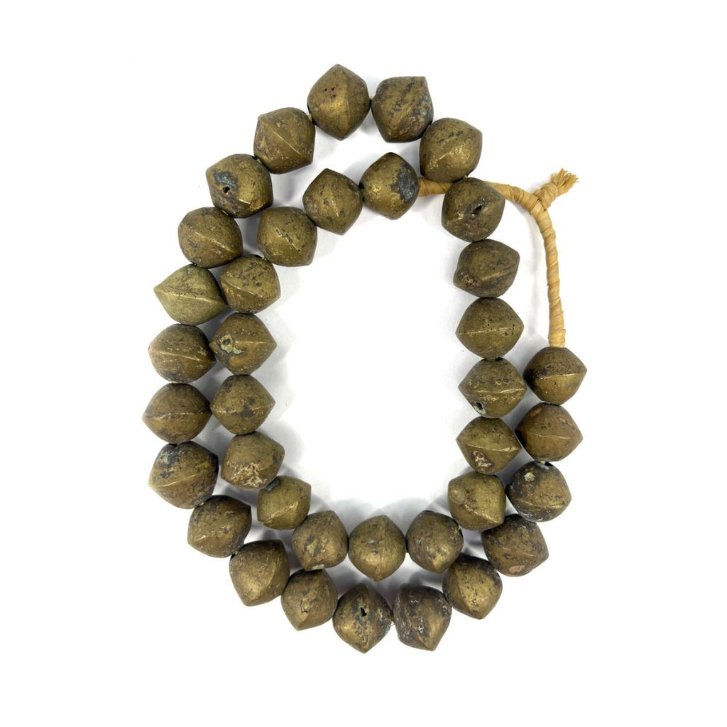 Brass Bicone Beads Nigeria