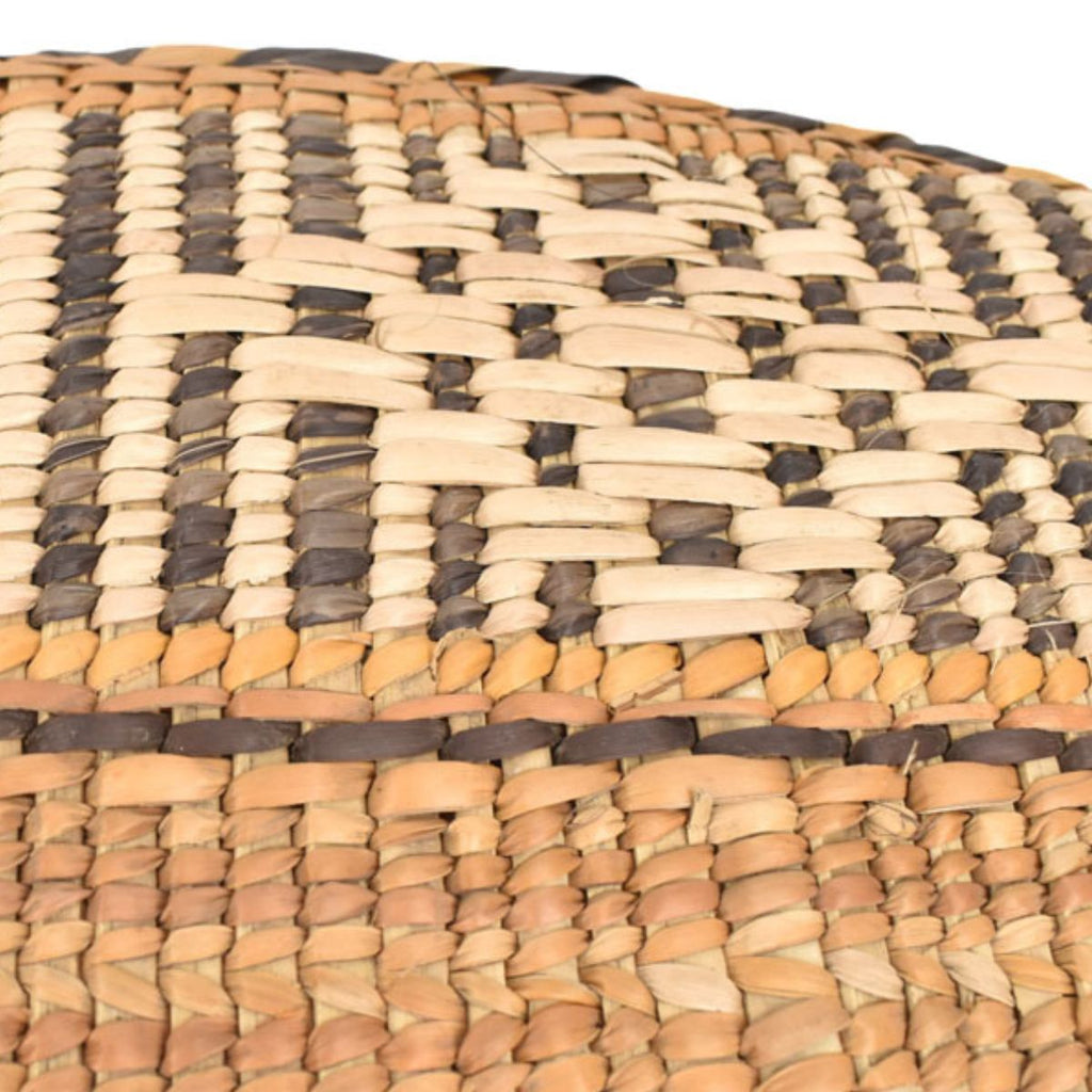 Rectangular Gokwe Basket Closeup Back Two