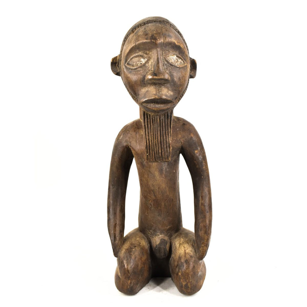 Kongo Seated Figure with Magic Eyes Congo