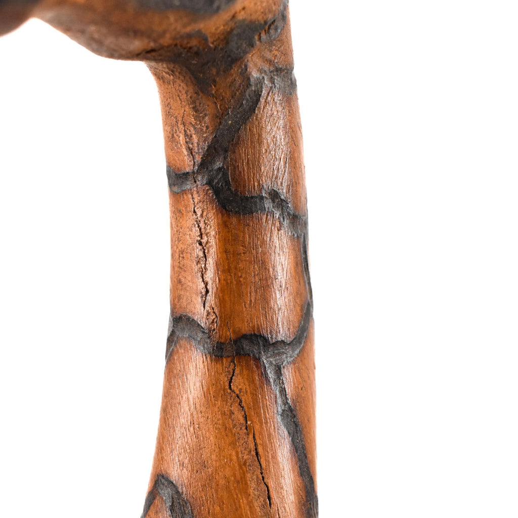 Giraffe Wood Sculpture Zimbabwe 21 Inch