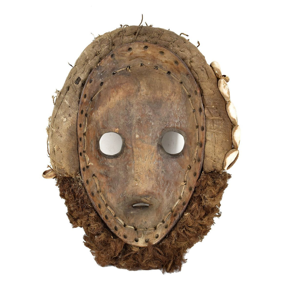 Dan Deangle Mask with Shells and Fur Liberia