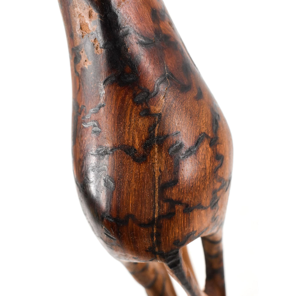 Giraffe Wood Sculpture Zimbabwe 23.5 Inch