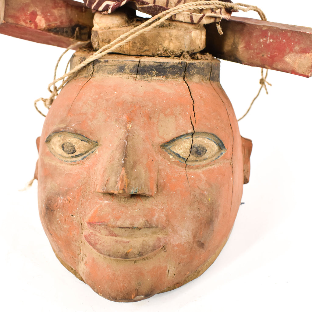 Yoruba Gelede Mask with Figure Nigeria