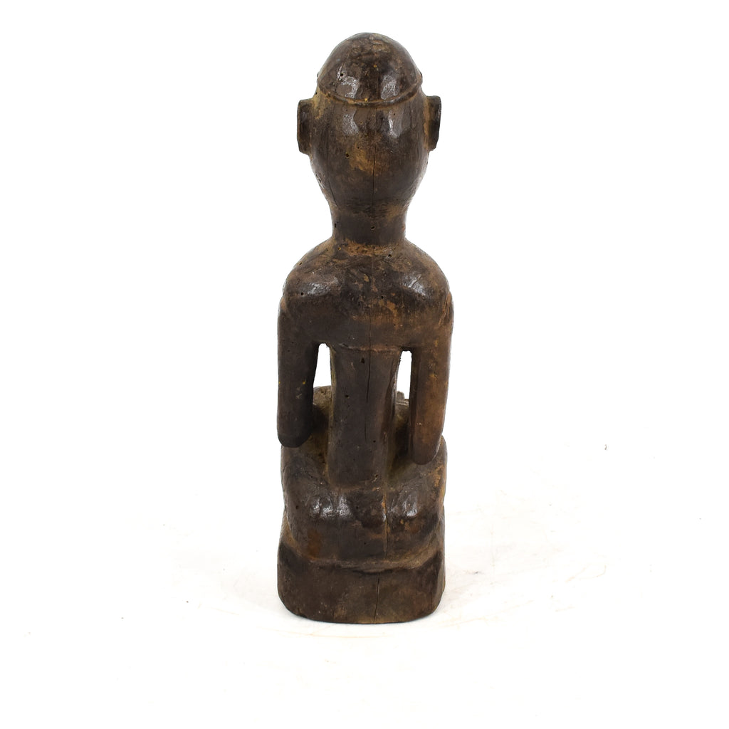 Kuba Wood Figure Miniature 10.5 Inch Congo