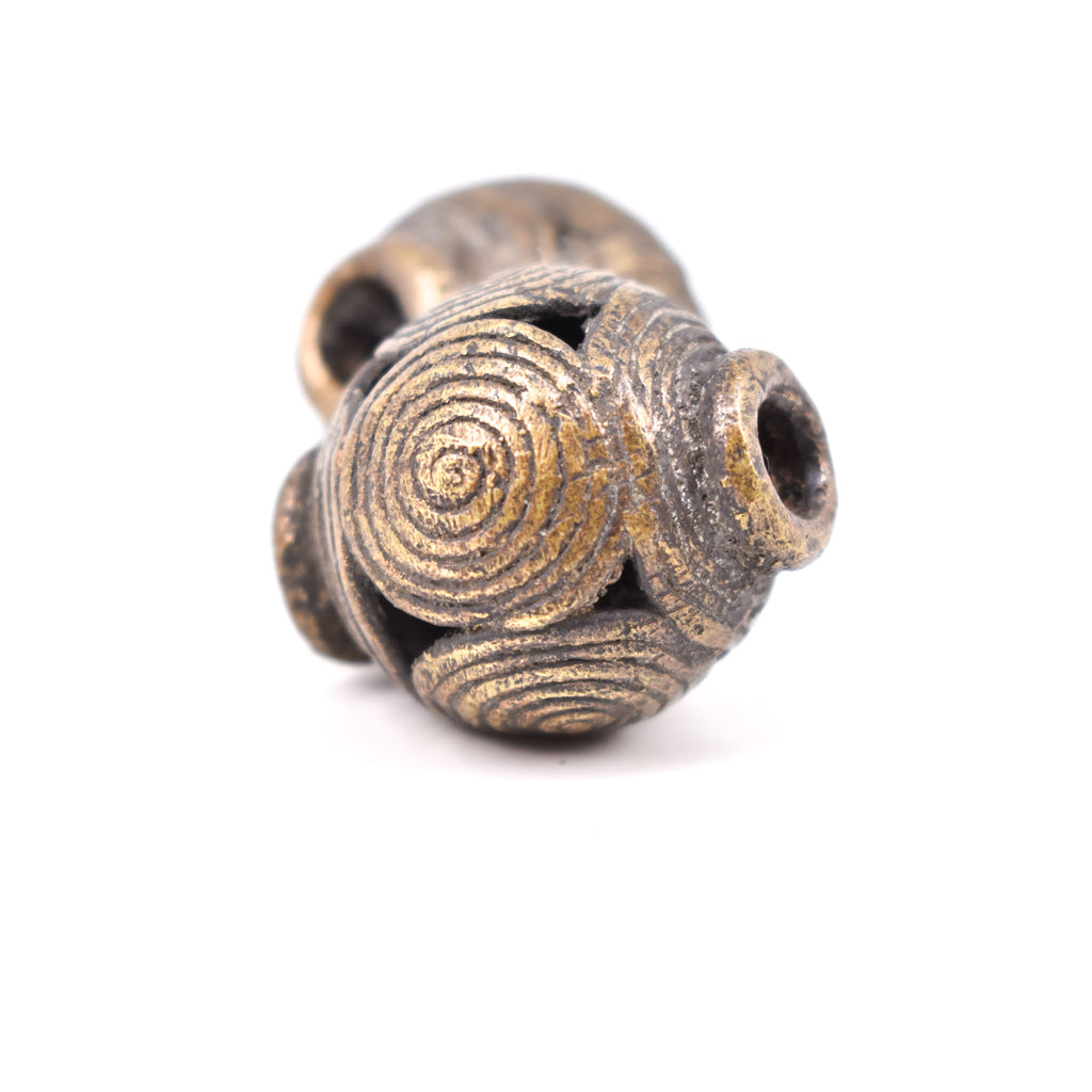 2 Brass Beads Ghana