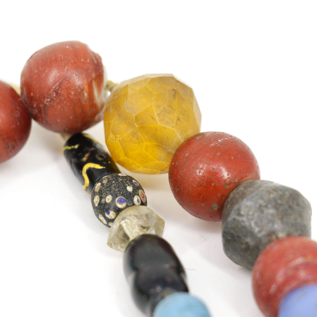 Mixed Venetian Trade Beads 40 Inch