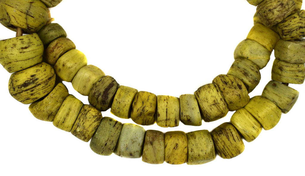 Yellow Hebron Trade Beads