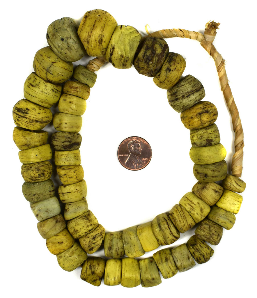 Yellow Hebron Trade Beads