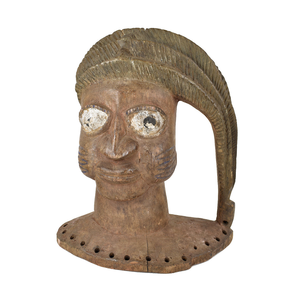 Yoruba Wood Headpiece Nigeria