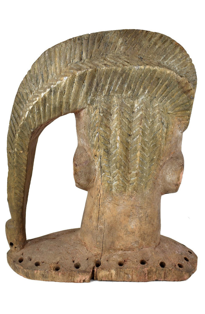 Yoruba Wood Headpiece Nigeria