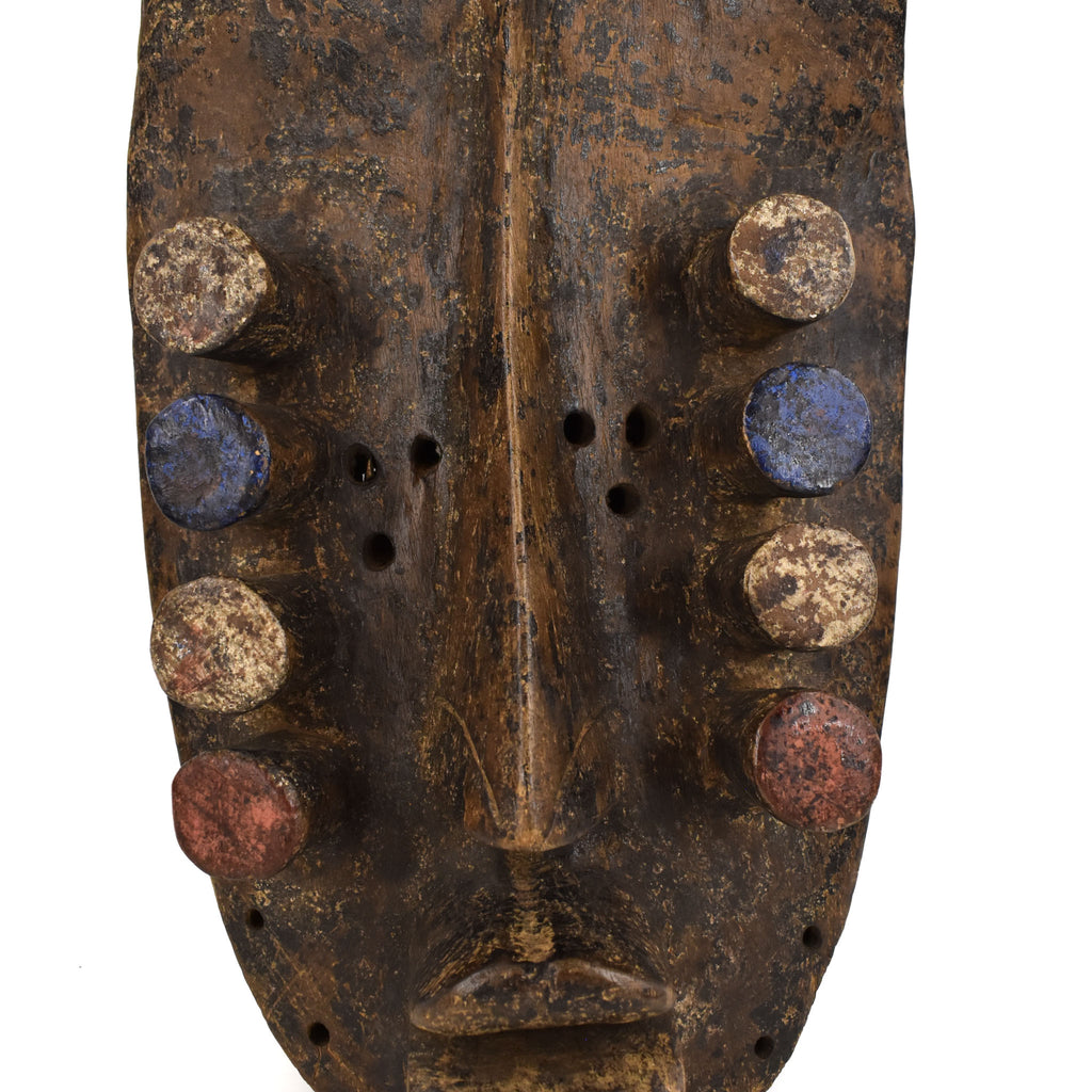 Grebo Mask with Eight Tubular Eyes Liberia