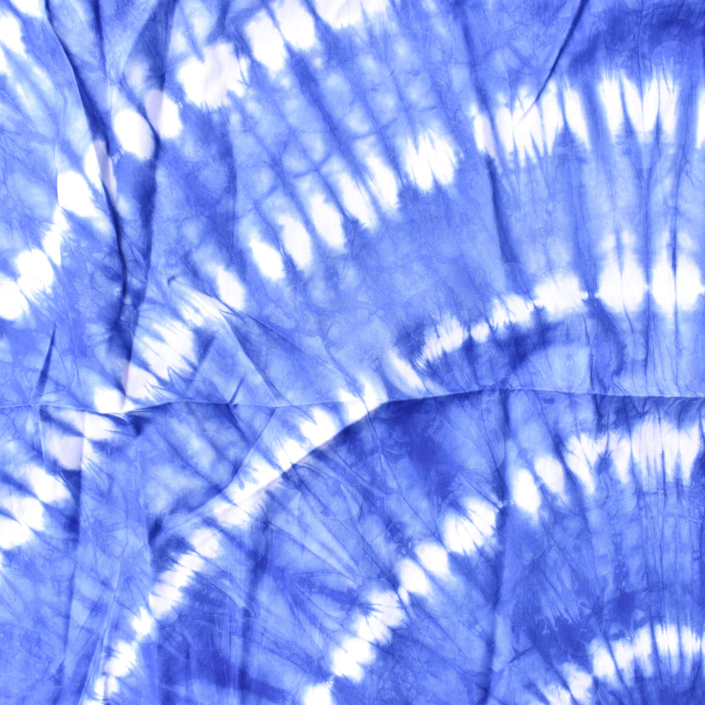 Blue Yoruba Tie-Dyed Textile Nigeria 59.5x48 inch