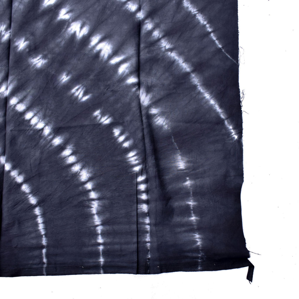 Black Yoruba Tie-Dyed Textile Nigeria 60x52 Inch