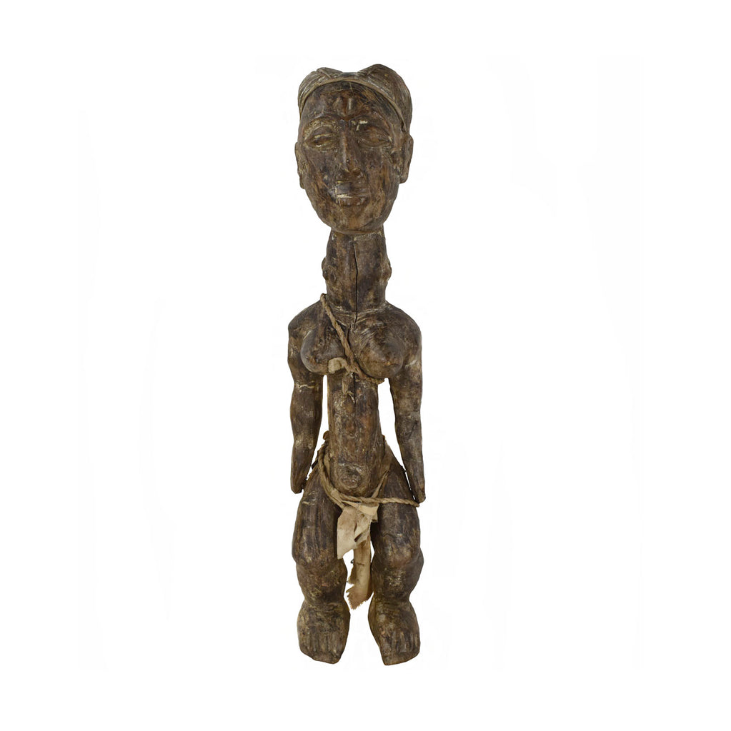 Baule Standing Female Figure Côte d'Ivoire