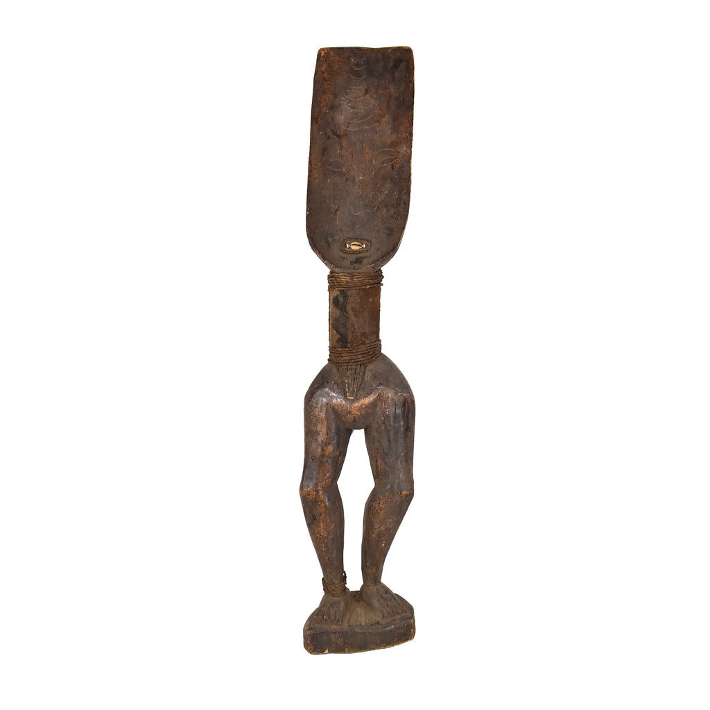 Dan Standing Ceremonial Spoon Cote d'Ivoire 46 inch