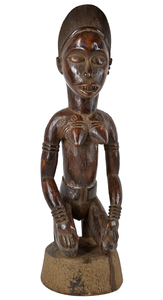 Yombe Kneeling Figure Gabon