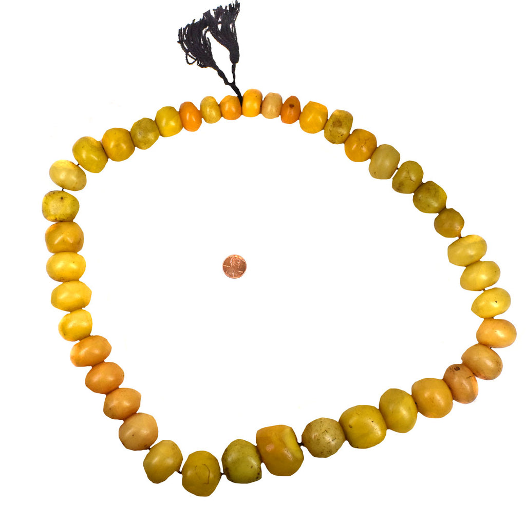 Yellow Phenolic Resin Beads Morocco 35 Inch