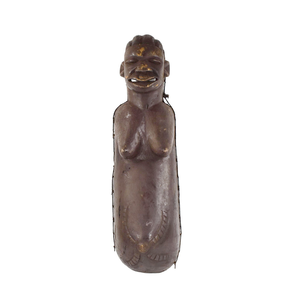 Makonde Njorowe Pregnant Belly Mask with Face Tanzania