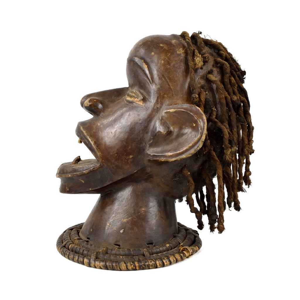 Ekoi Ejagham Head with Hair Nigeria