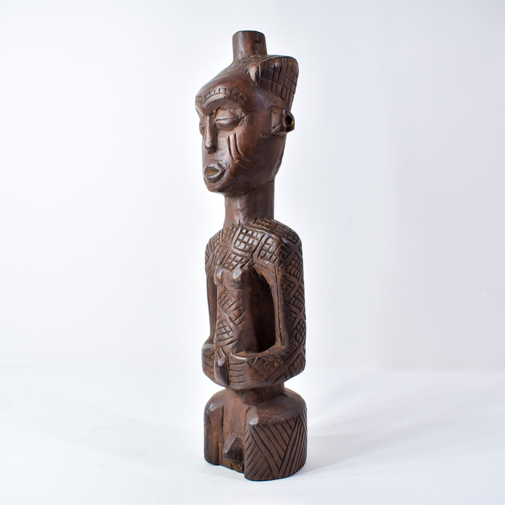 Ndengese Male Wooden Figure Congo