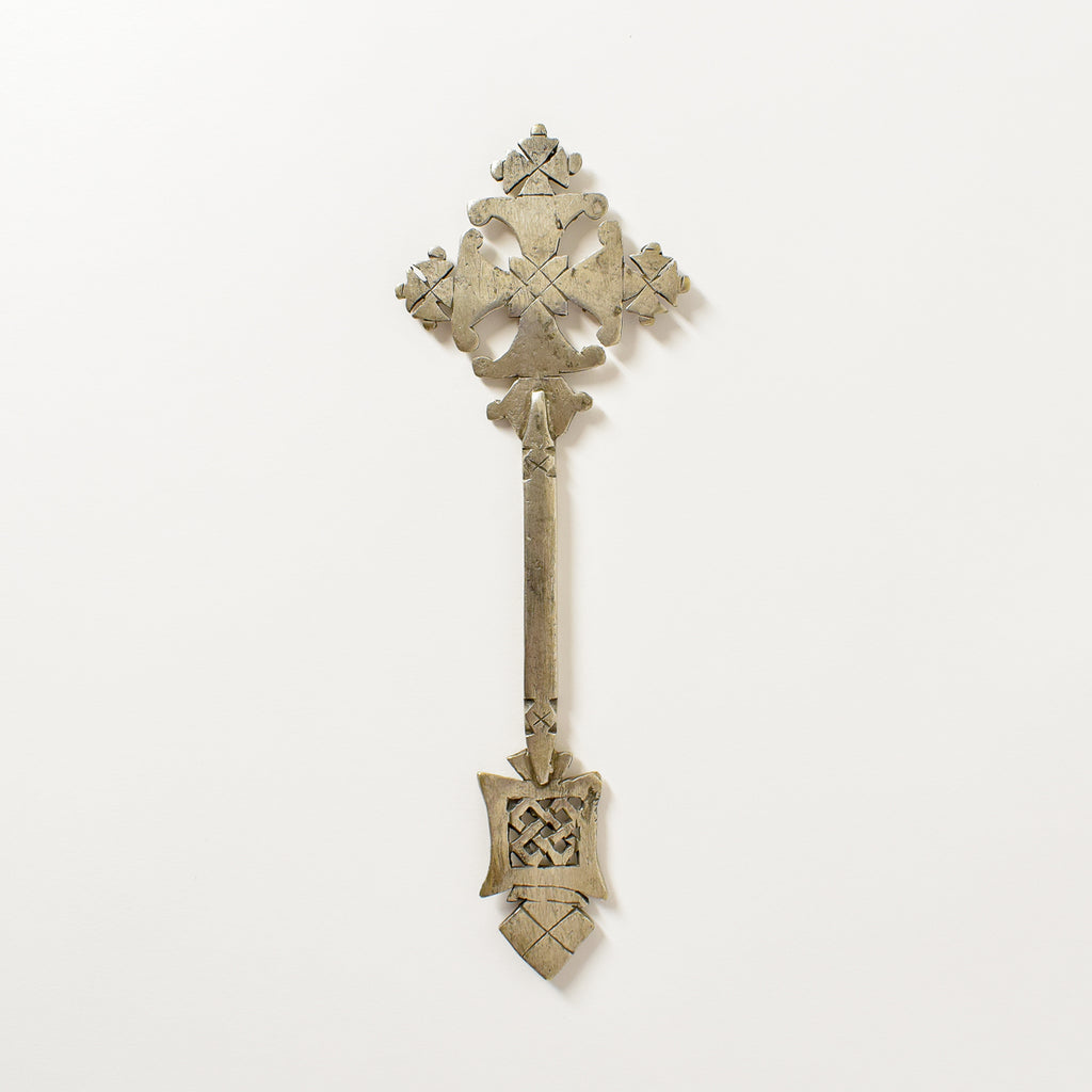 Silver Coptic Hand Cross Ethiopia