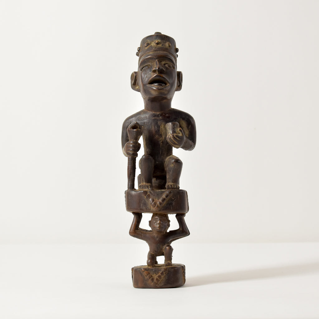 Bakongo Villi Fetish Sitting Figure Cong