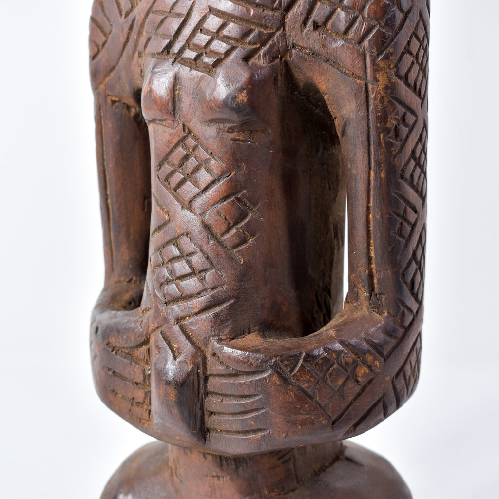 Ndengese Male Wooden Figure Congo
