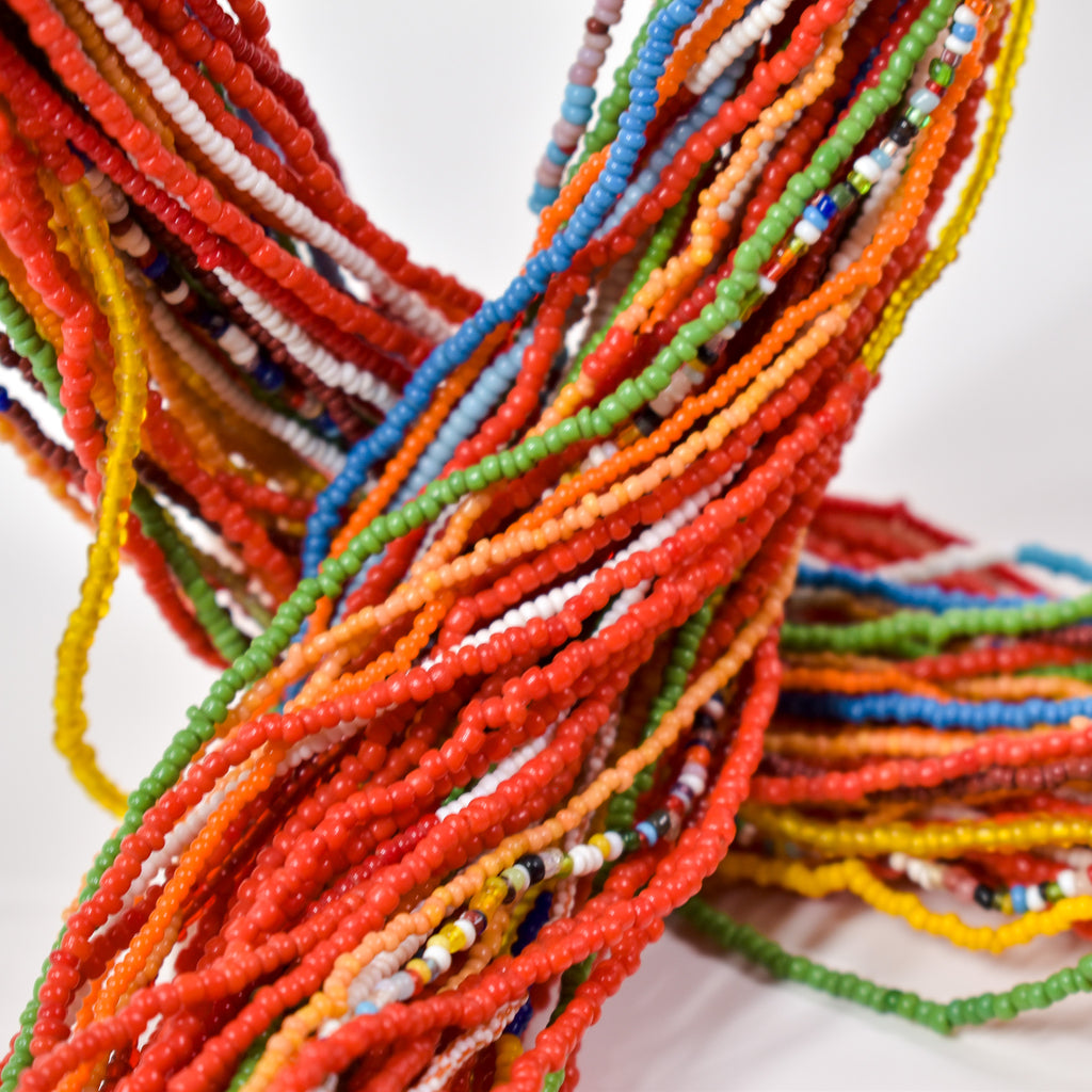 Baule Tamba Multicolor Seed Beads Necklace