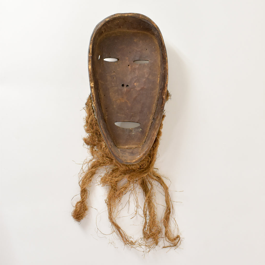 Lega Bearded Bwami Society Mask Congo