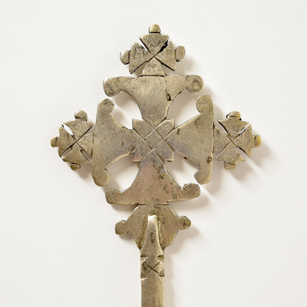 Silver Coptic Hand Cross Ethiopia