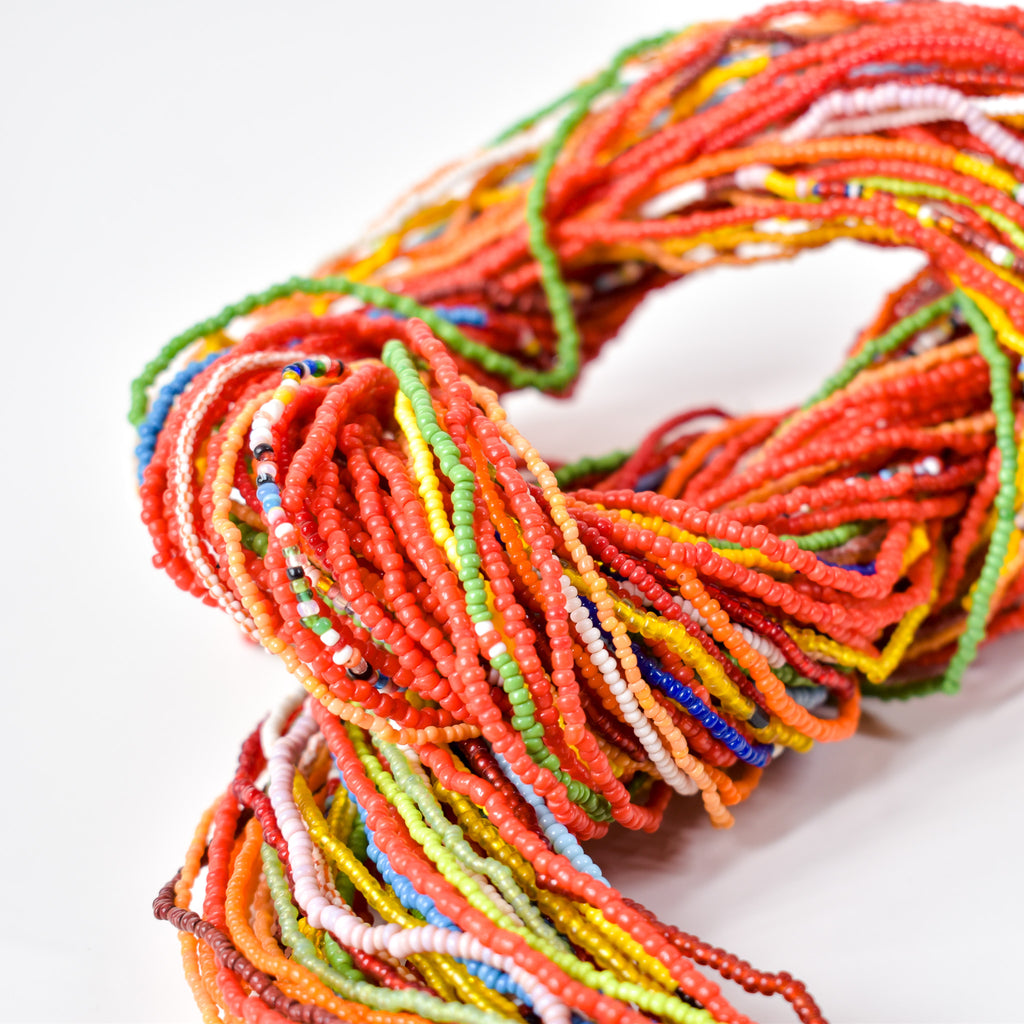 Baule Tamba Multicolor Seed Beads Necklace