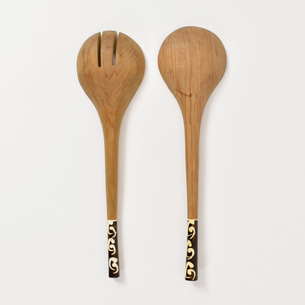 Bone Handle Serving Spoon Set Kenya