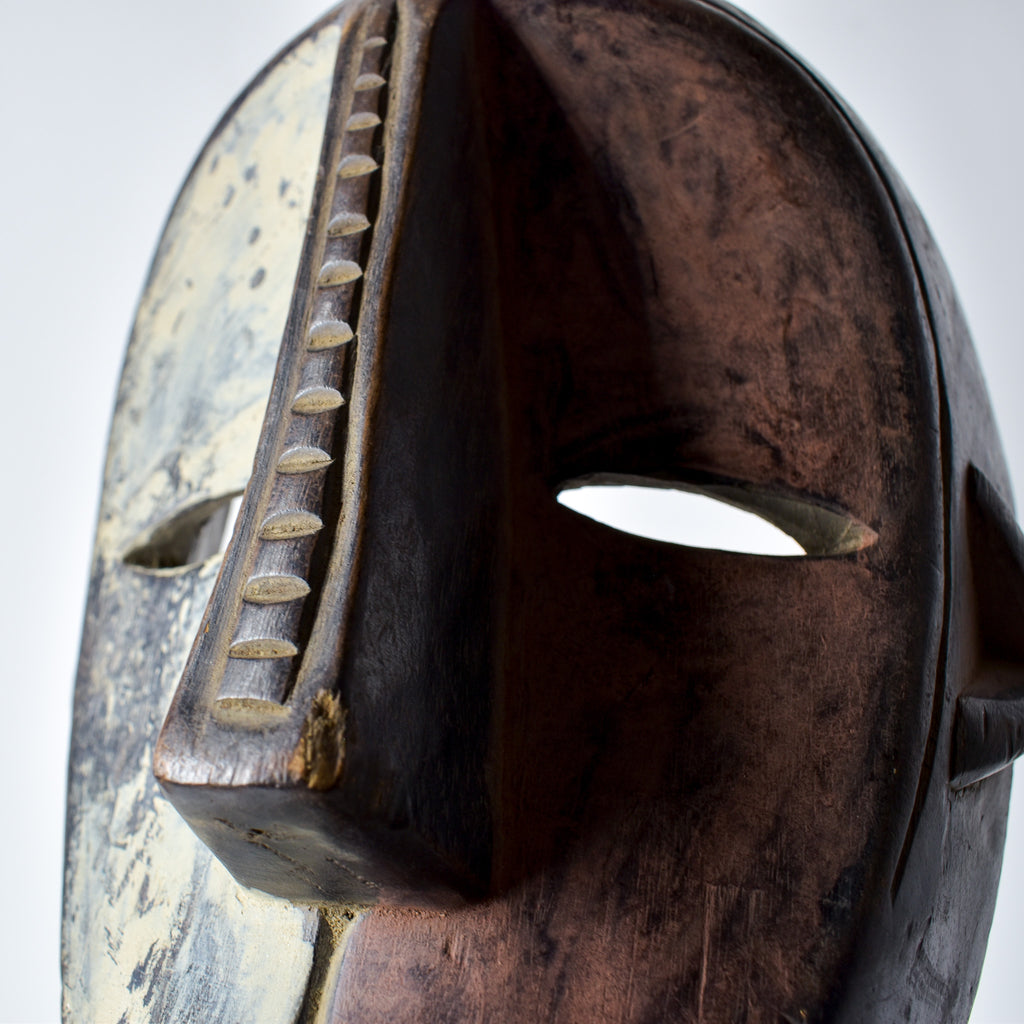 Metoko Wood Carved Mask Congo
