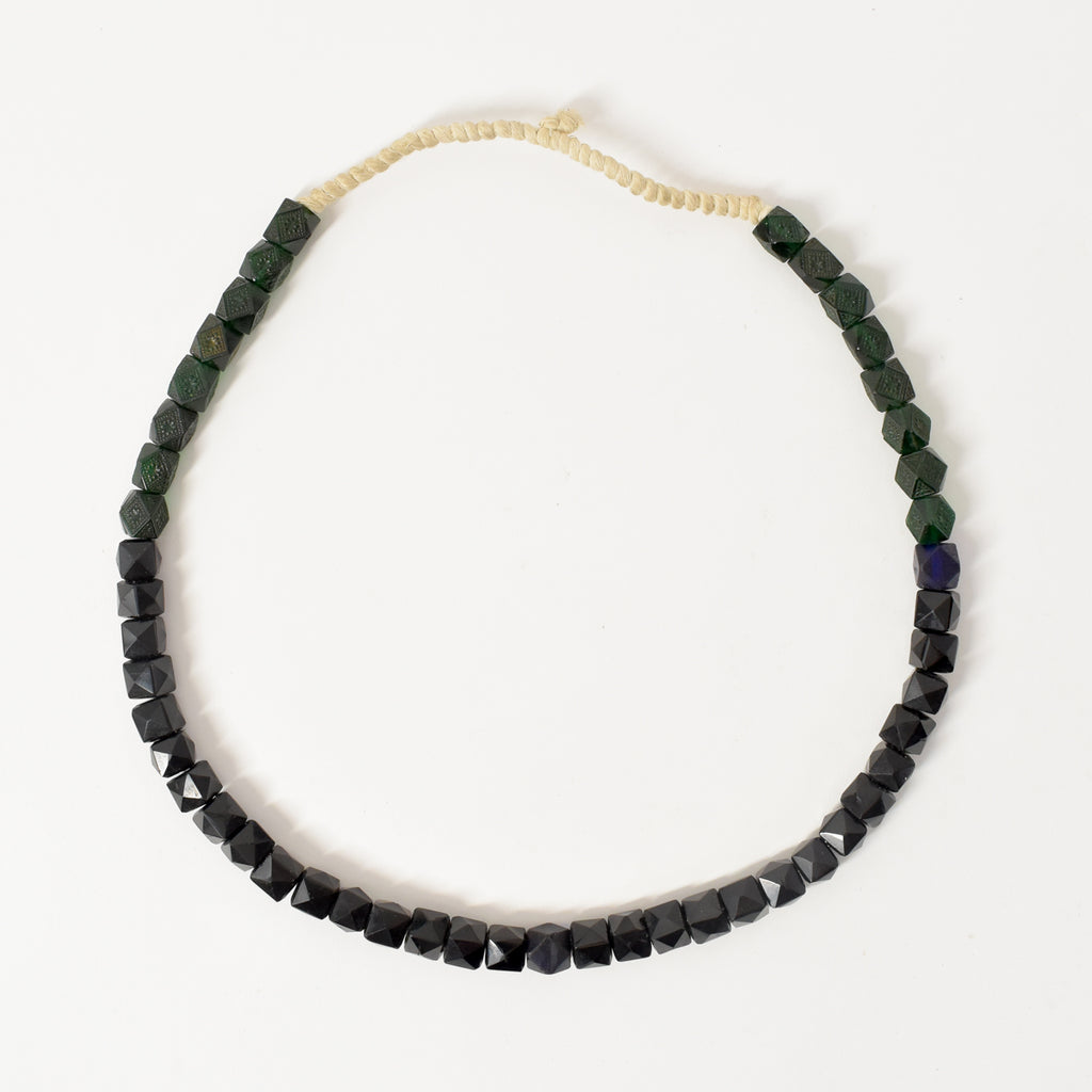 Bohemian Faceted Trade Beads 30 Inch