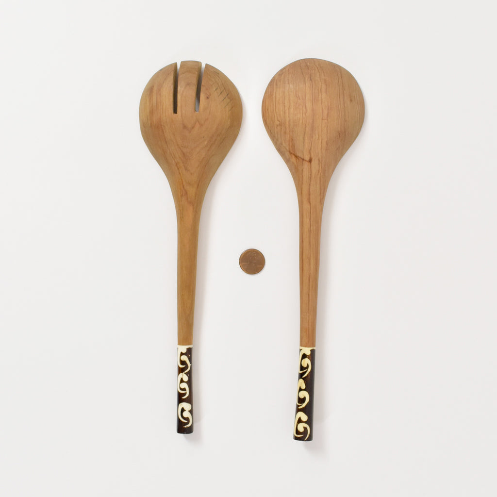 Bone Handle Serving Spoon Set Kenya