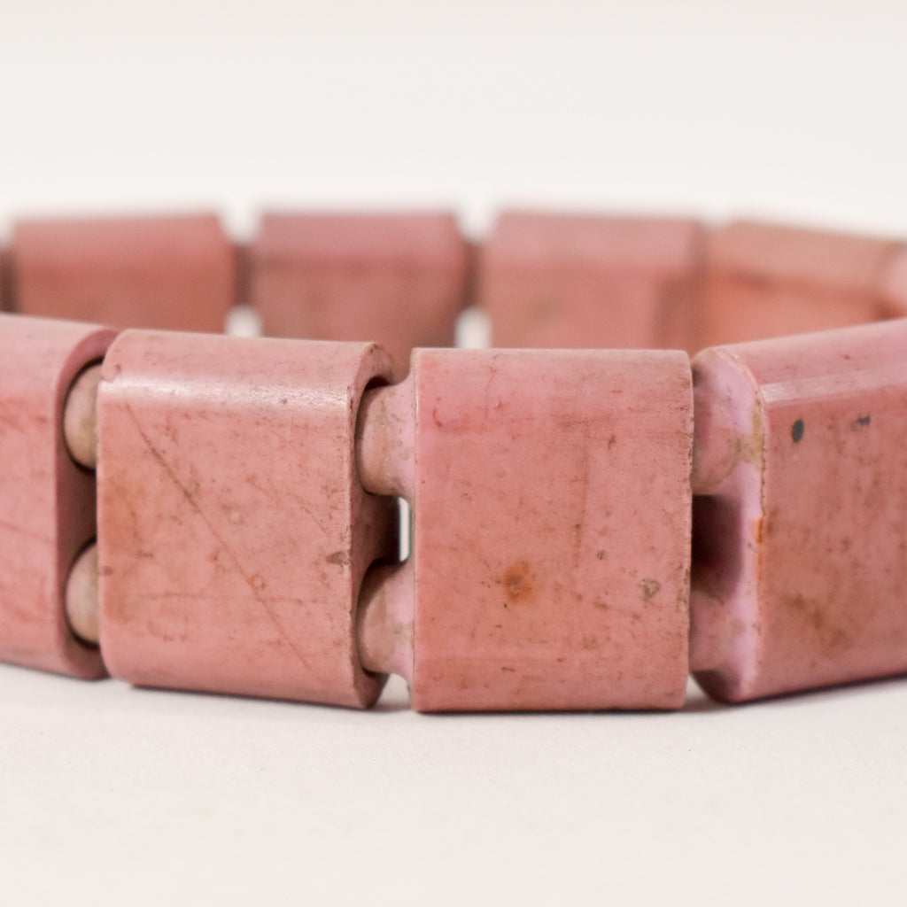 Bohemian Pink Glass Trade Beads Nigeria