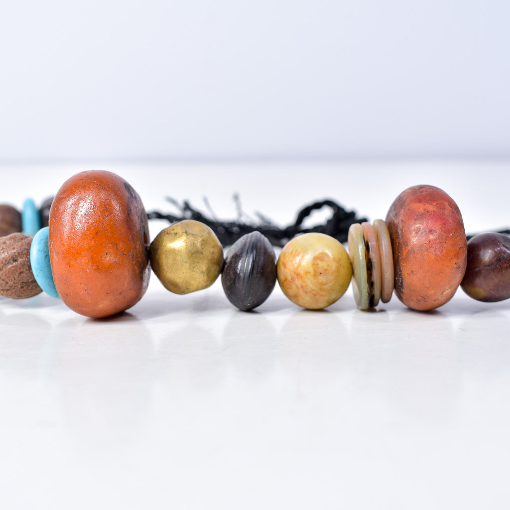 Moroccan Phenolic Resin Beaded Necklace