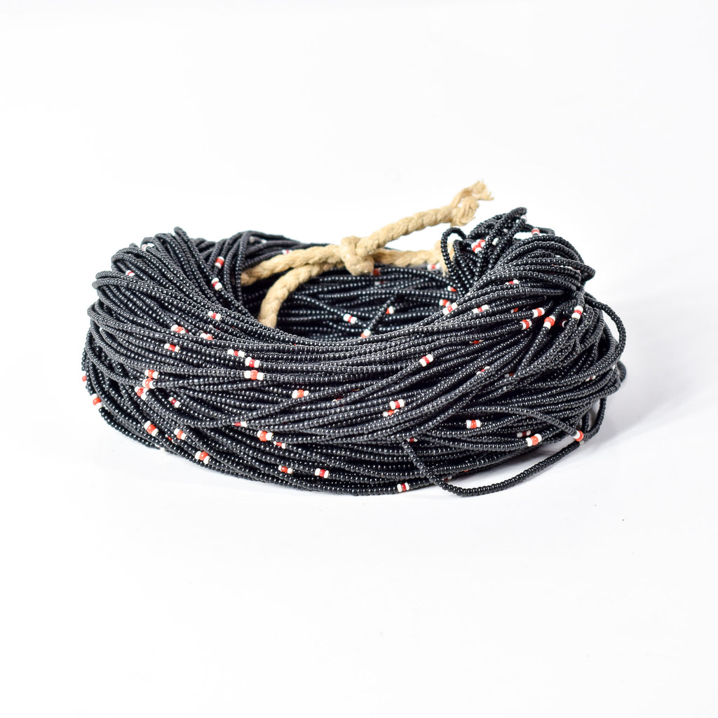 Baule Tamba Black Bead Necklace