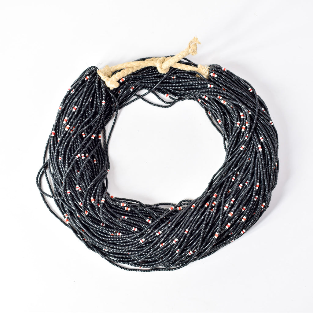 Baule Tamba Black Bead Necklace