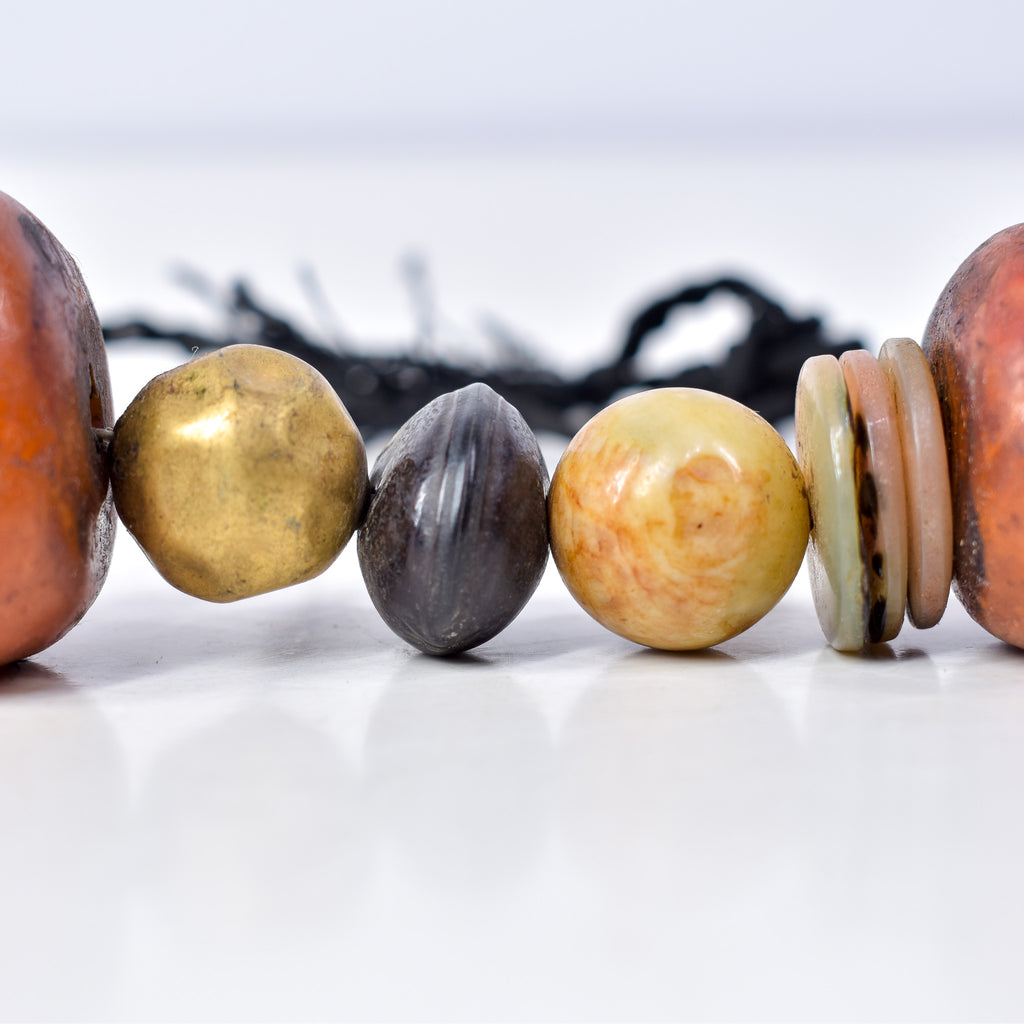 Moroccan Phenolic Resin Beaded Necklace