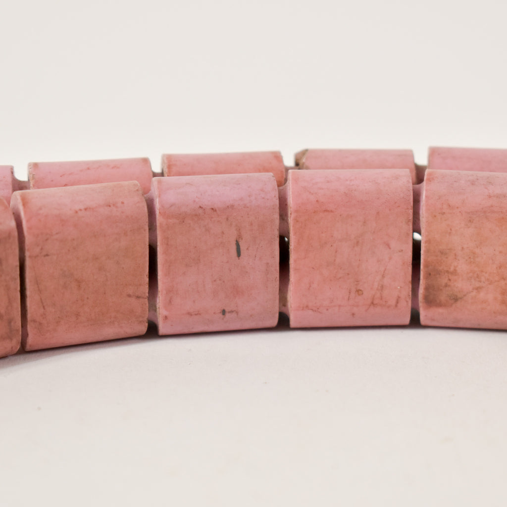 Bohemian Pink Glass Trade Beads Nigeria