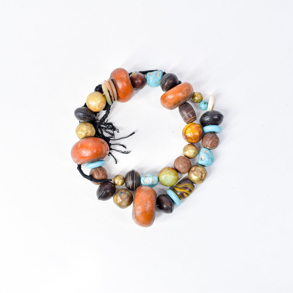 Moroccan Phenolic Resin Beaded Necklace