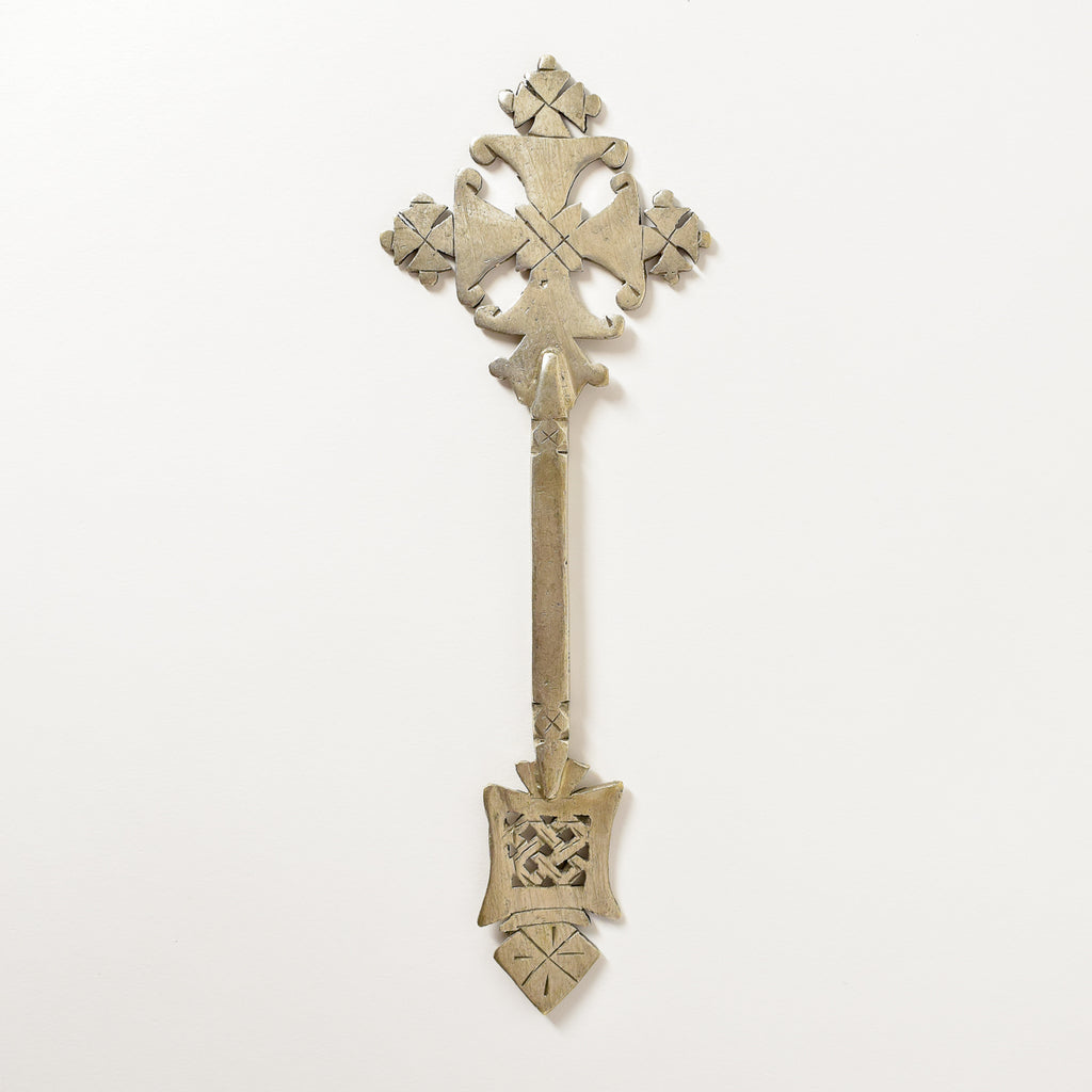 Silver Coptic Hand Cross Ethiopia