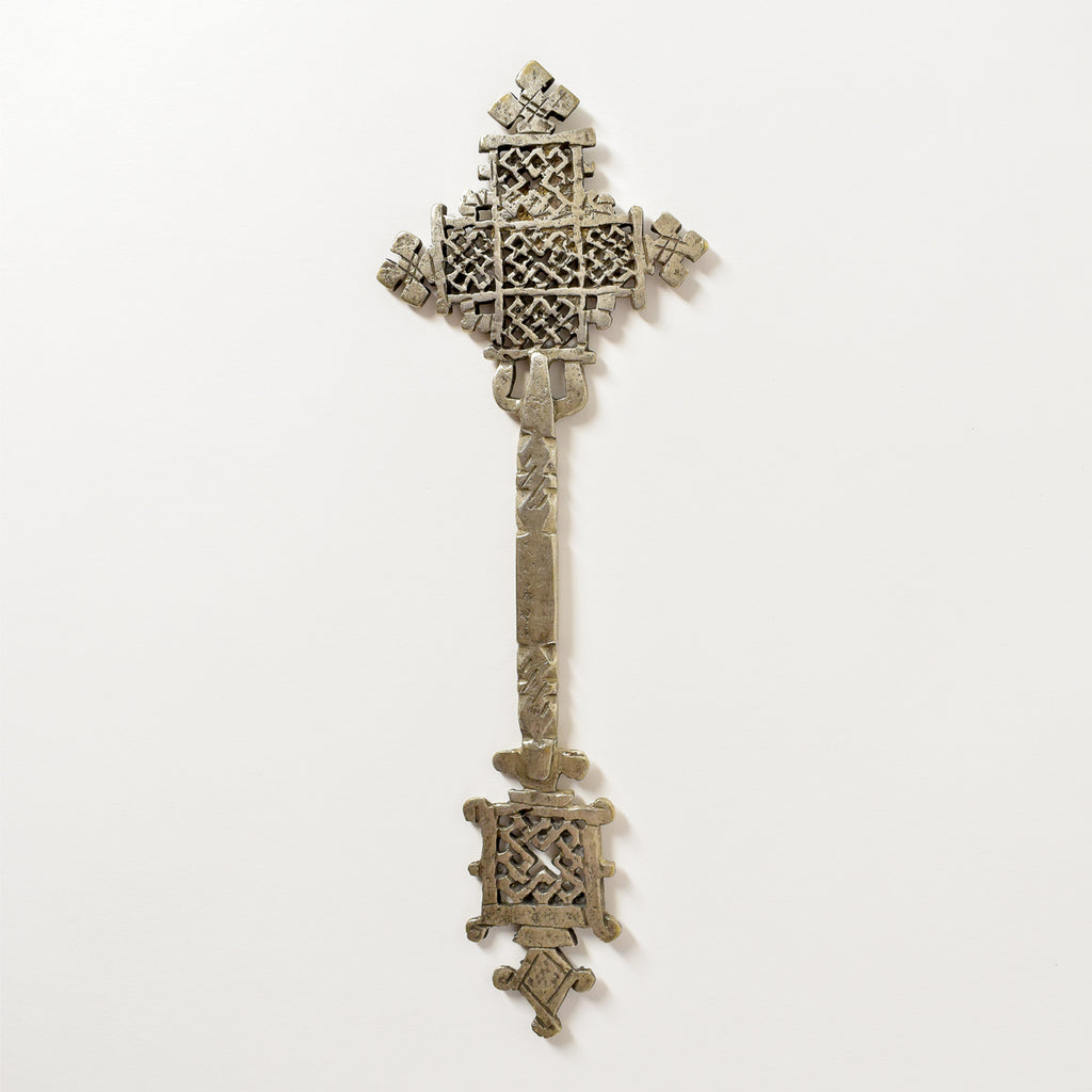 Silver Coptic Hand Cross Ethiopia