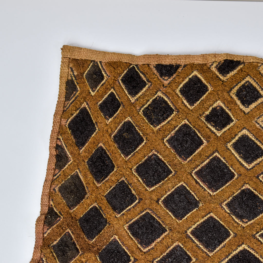 Kuba Raffia Square Textile Congo 28x20 Inch