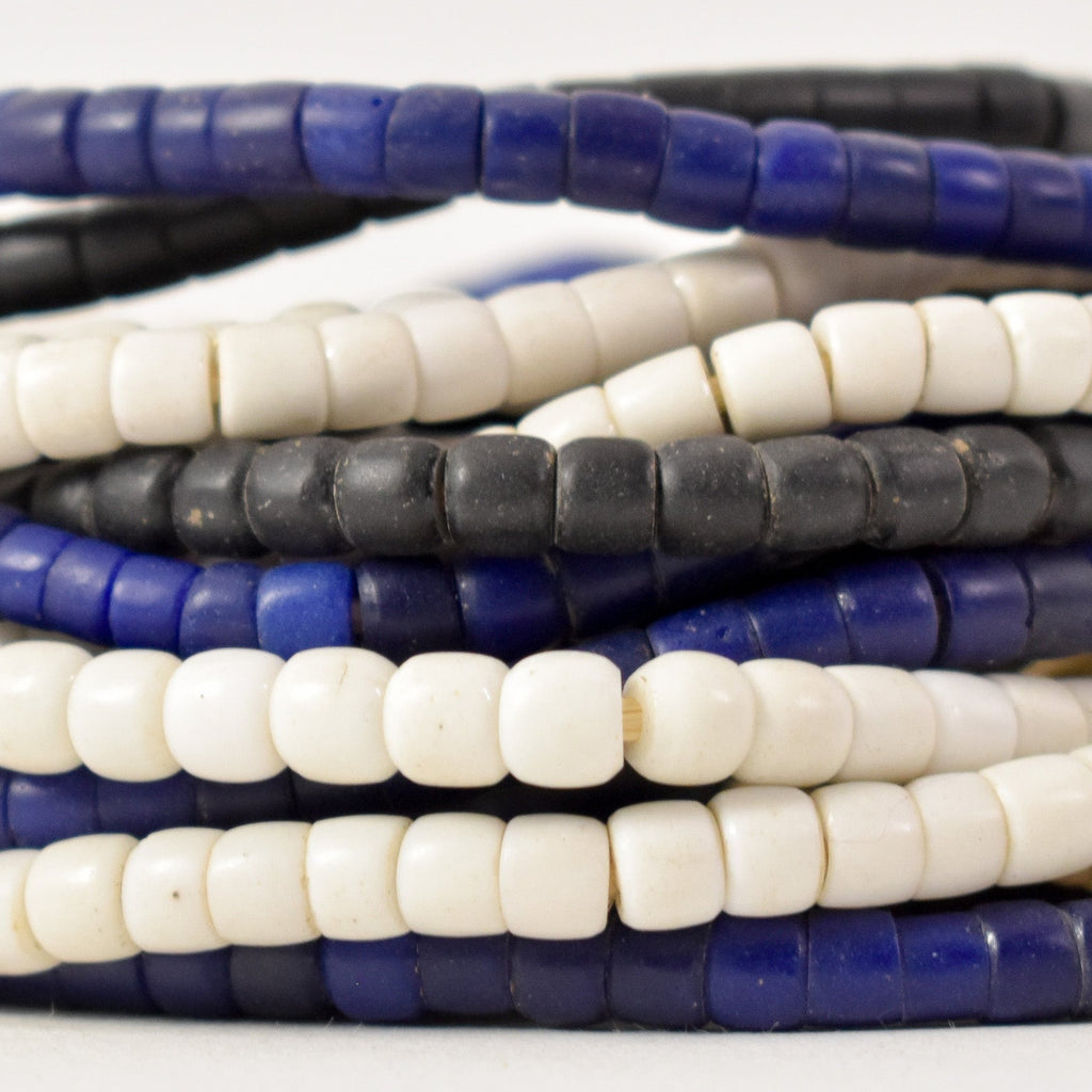6 Strands Tile Mixed Trade Beads